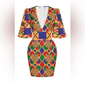 African Style Bodycon Dress